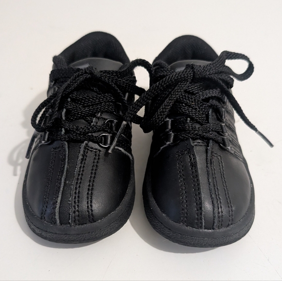 K-Swiss The Classics Lite Black Infants Size 6.5 Leather Sneakers - Picture 3 of 5
